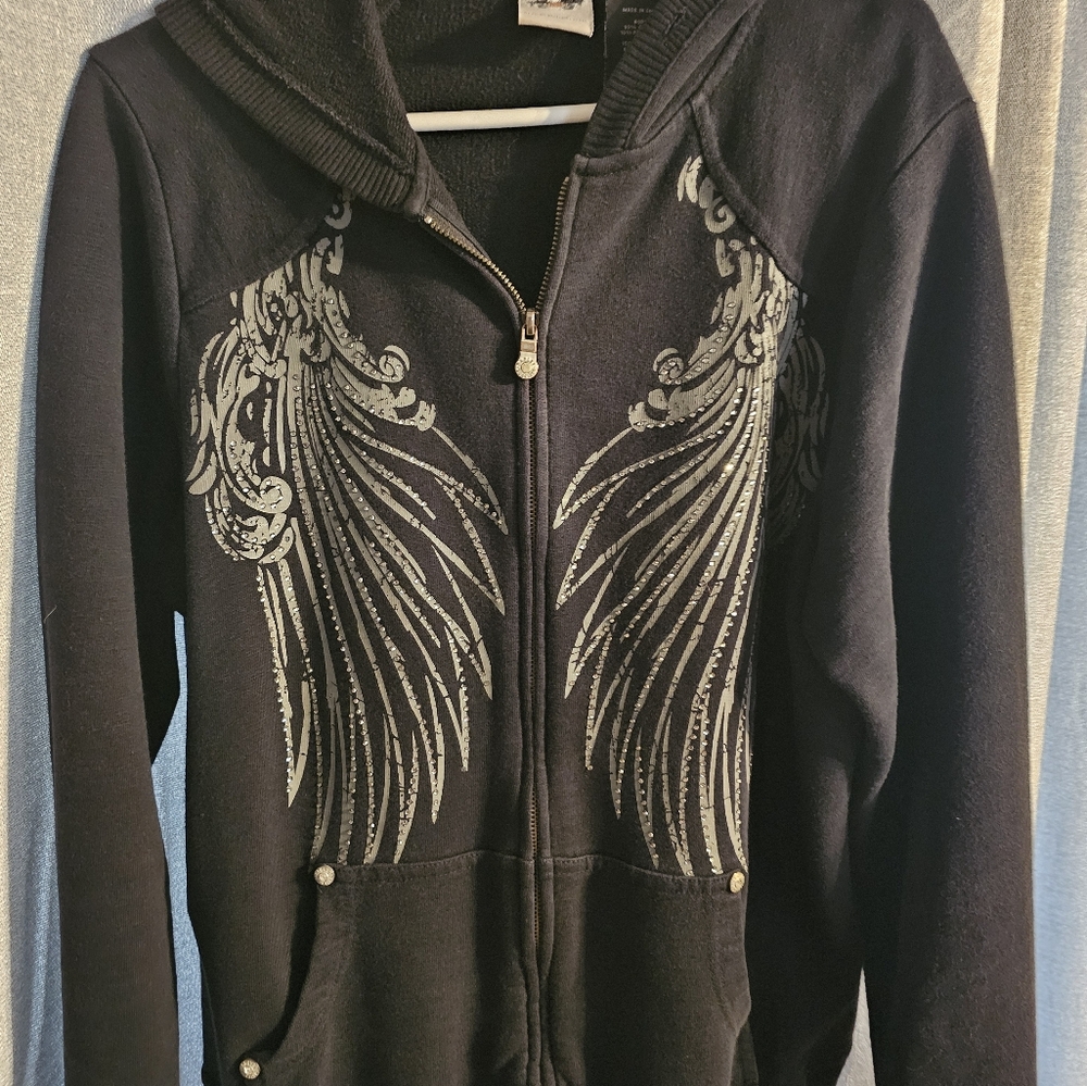 Harley Davidson zippered sweatshirt